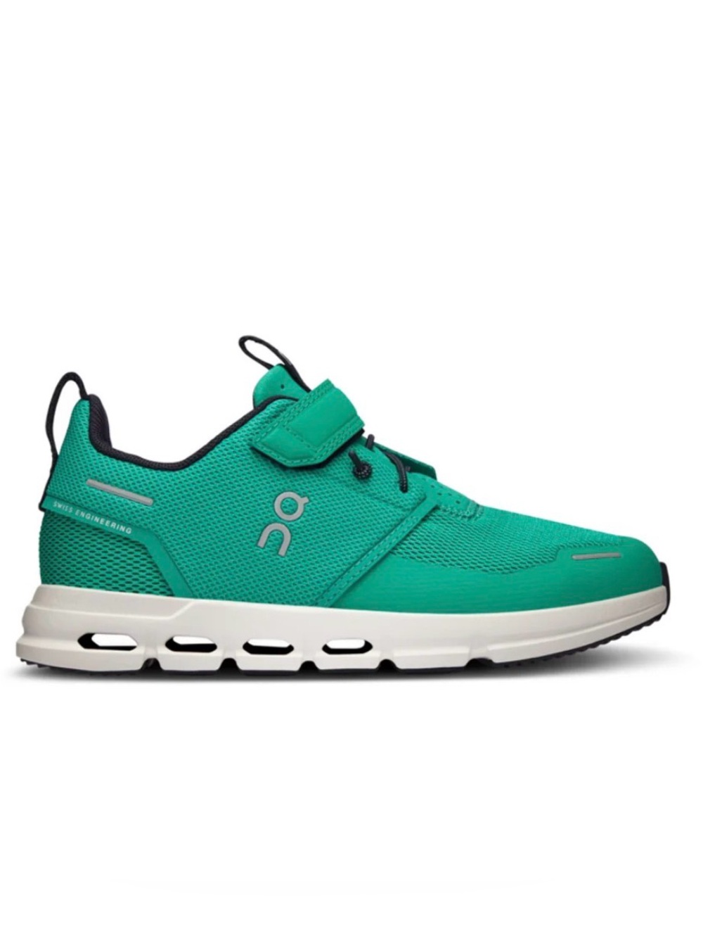 On Cloud Play Running Sneaker Athletic Unisex Kids Hook & Loop Mint Green 3K New